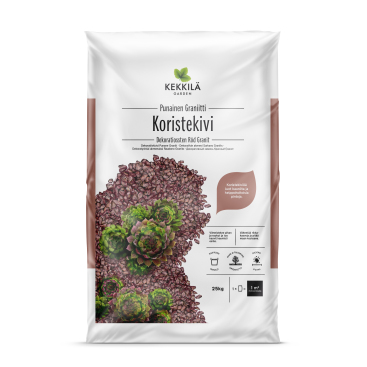 Dekoratiivkivi Punane graniit  25kg (42tk)